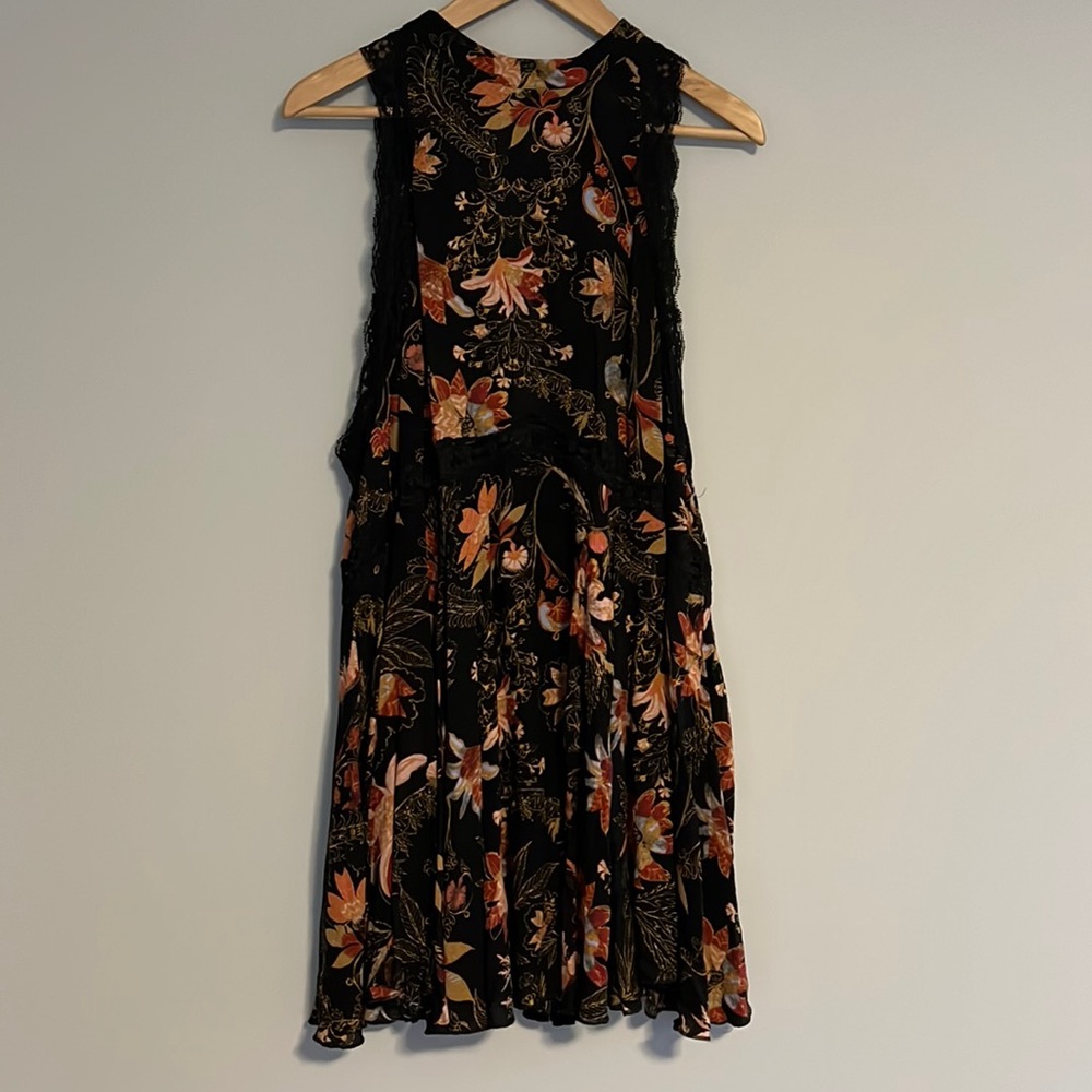 Free People Intimately Floral Printed Lace Top